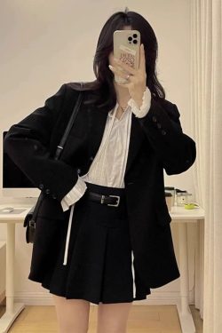 Women's Korean Style Petite Small Suit Jacket - High-End Street Style for Spring & Autumn 2025 - Trendy & Fashionable