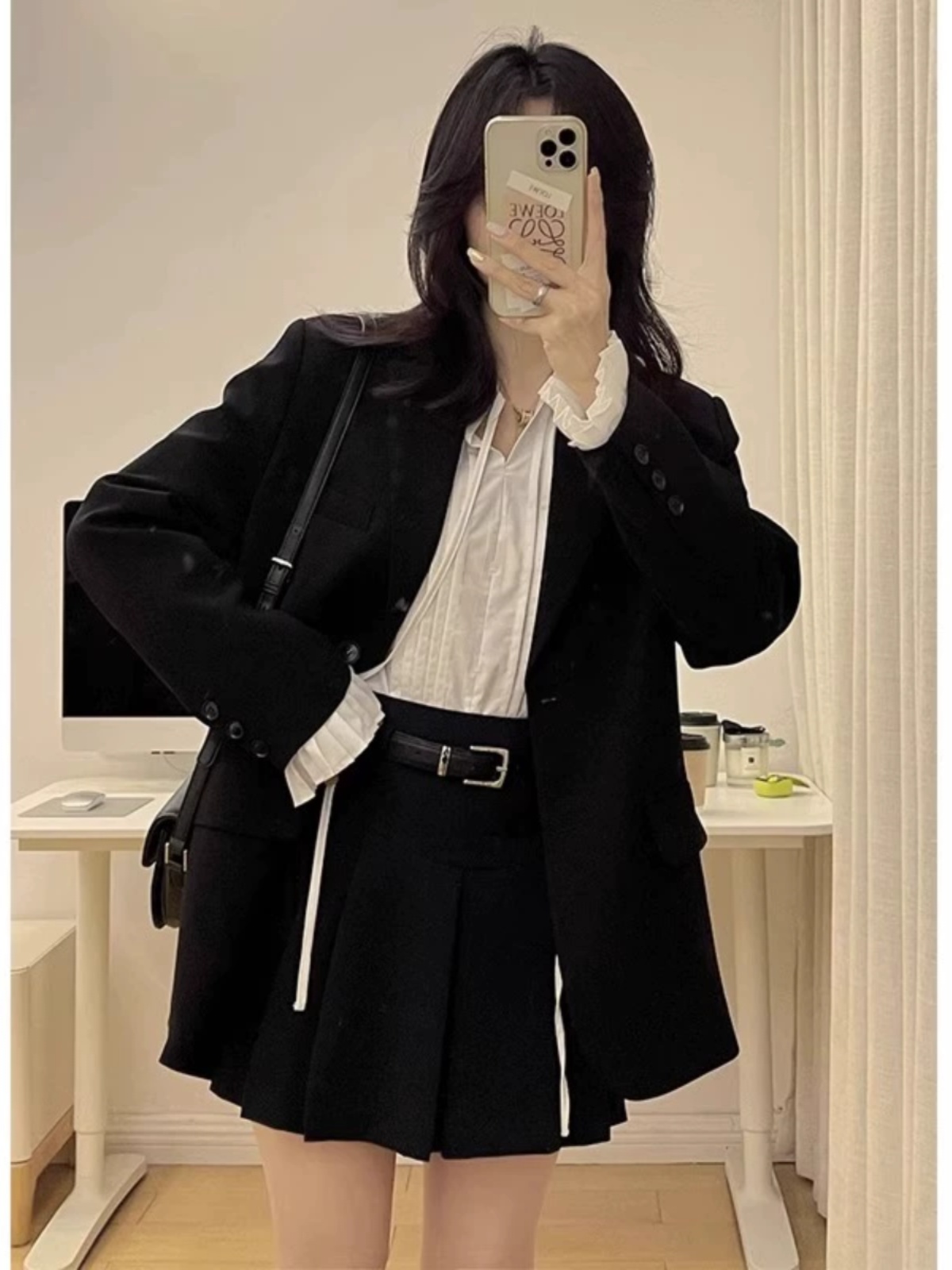 Women's Korean Style Petite Small Suit Jacket - High-End Street Style for Spring & Autumn 2025 - Trendy & Fashionable Women's Korean Style Petite Small Suit Jacket - High-End Street Style for Spring & Autumn 2025 - Trendy & Fashionable