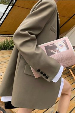 Women's Korean Style Unique Design Blazer, High-End Spring Autumn Suit, Trendy Small Blazer for 2025 Fashion
