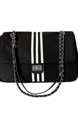 Women's Large Capacity Nylon Canvas Chain Tote Bag - 2024 New Commuting Crossbody Wanderer Style