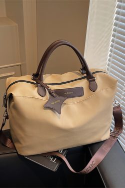 Women's Large Capacity Travel Bag - Versatile Gym Tote, Stylish Business Luggage for Short Trips, High-End Carry-On Bag