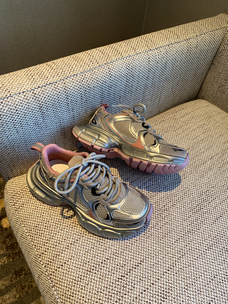 Women's Lightweight Breathable Mesh Lace-Up Dad Shoes - 2025 New Thick-Soled Sports Leisure Footwear for Comfort and Style Women's Lightweight Breathable Mesh Lace-Up Dad Shoes - 2025 New Thick-Soled Sports Leisure Footwear for Comfort and Style