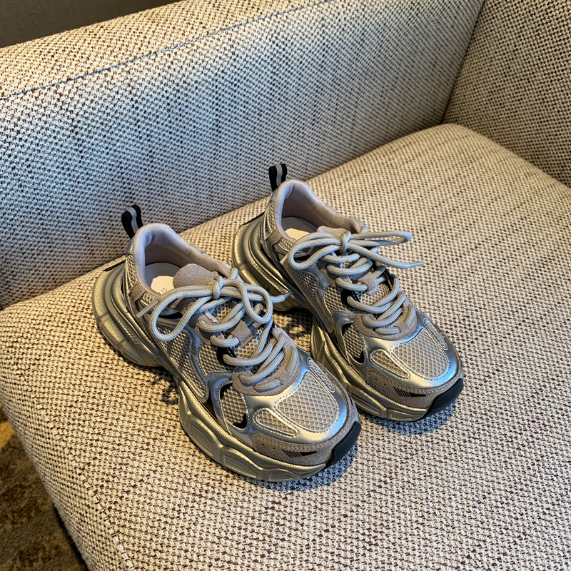 Women's Lightweight Breathable Mesh Lace-Up Dad Shoes - 2025 New Thick-Soled Sports Leisure Footwear for Comfort and Style Women's Lightweight Breathable Mesh Lace-Up Dad Shoes - 2025 New Thick-Soled Sports Leisure Footwear for Comfort and Style