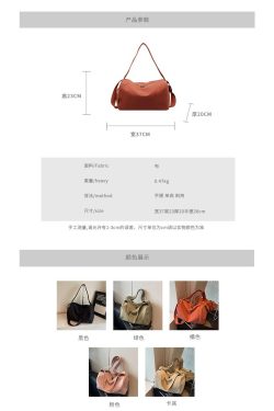 Women's Lightweight Crossbody Sports Bag - Large Capacity Fitness Shoulder Bag for Short Trips & Versatile Travel Use