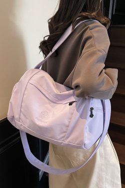 Women's Lightweight Fitness Sports Bag - Large Capacity Commuting Shoulder Crossbody Bag for Travel and Short Trips