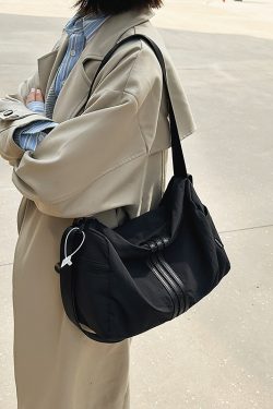 Women's Lightweight Large Capacity Sports Fitness Bag - Versatile Crossbody Travel Storage Shoulder Bag