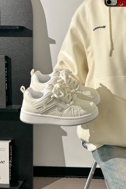 Women's Little White Sneakers - Soft Sole Spring/Summer Sports Shoes, Breathable Versatile Footwear for Everyday Style