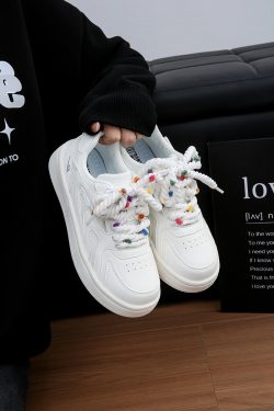 Women's Little White Sneakers - Soft Sole Spring/Summer Sports Shoes, Breathable Versatile Footwear for Everyday Style