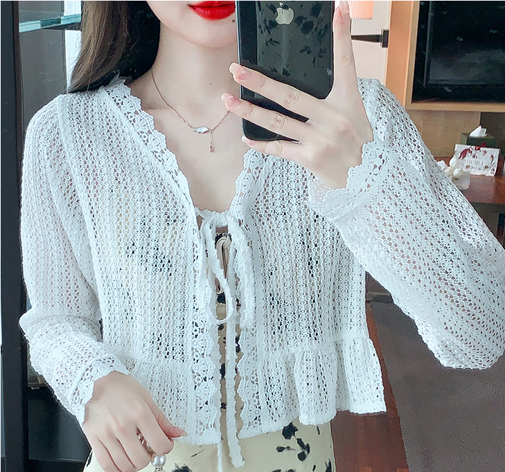 Women's Long Sleeve Sun Protection Shirt Jacket - Summer Knit Lace Cover-Up, Lightweight Shawl Top for Skirts and Dresses Women's Long Sleeve Sun Protection Shirt Jacket - Summer Knit Lace Cover-Up, Lightweight Shawl Top for Skirts and Dresses