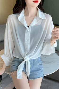 Women's Long Sleeve Sun Protection Shirt Jacket - Summer Knit Lace Cover-Up, Lightweight Shawl Top for Skirts and Dresses