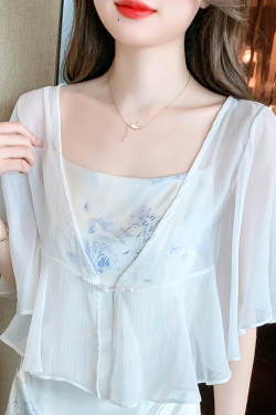 Women's Long Sleeve Sun Protection Shirt Jacket - Summer Knit Lace Cover-Up, Lightweight Shawl Top for Skirts and Dresses