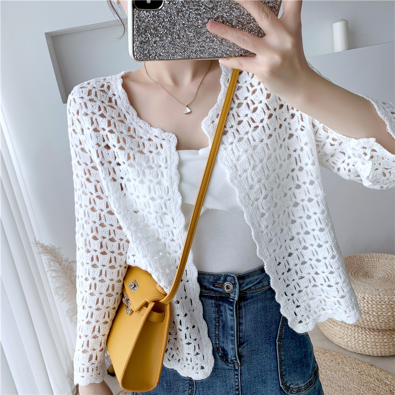 Women's Long Sleeve Sun Protection Shirt Jacket - Summer Knit Lace Cover-Up, Lightweight Shawl Top for Skirts and Dresses Women's Long Sleeve Sun Protection Shirt Jacket - Summer Knit Lace Cover-Up, Lightweight Shawl Top for Skirts and Dresses