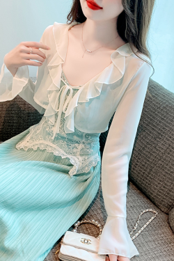 Women's Long Sleeve Sun Protection Shirt Jacket - Summer Knit Lace Cover-Up, Lightweight Shawl Top for Skirts and Dresses