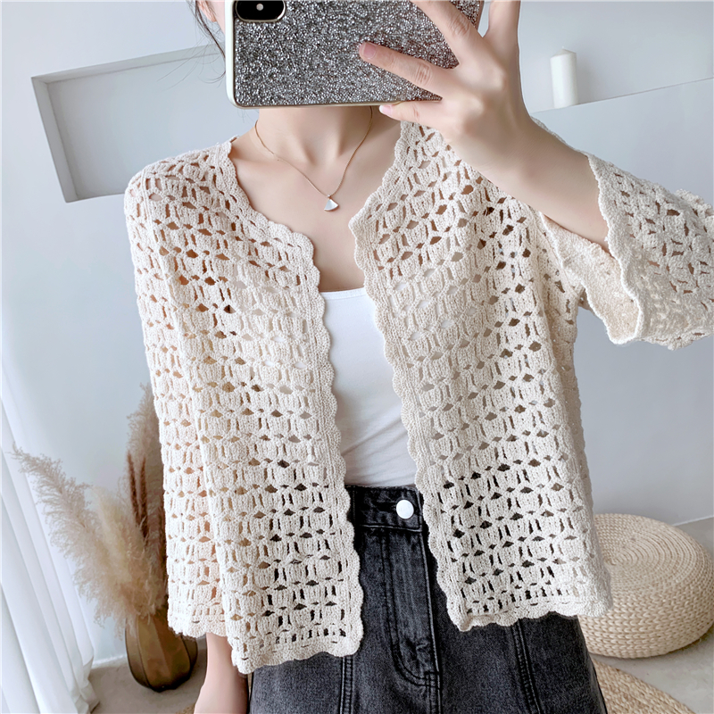 Women's Long Sleeve Sun Protection Shirt Jacket - Summer Knit Lace Cover-Up, Lightweight Shawl Top for Skirts and Dresses Women's Long Sleeve Sun Protection Shirt Jacket - Summer Knit Lace Cover-Up, Lightweight Shawl Top for Skirts and Dresses