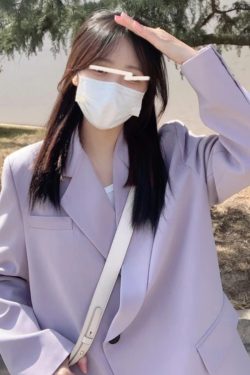 Women's Loose Korean-Style Blazer Suit Set for Autumn 2025, Casual Professional Fashion Wear