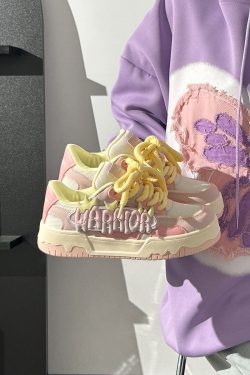 Women's Mesh Dopamine Board Shoes with Ice Cream Sole - Breathable Soft Bottom Sports Shoes for Summer Fun