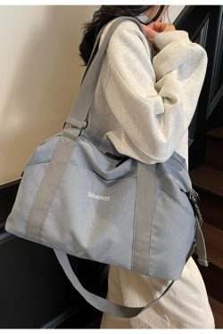 Women's Multifunctional Lightweight Travel Tote Bag, Large Capacity Maternity Storage Shoulder Bag for Short Trips