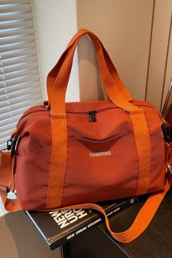 Women's Multifunctional Lightweight Travel Tote Bag, Large Capacity Maternity Storage Shoulder Bag for Short Trips