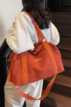 Women's Multifunctional Lightweight Travel Tote Bag, Large Capacity Maternity Storage Shoulder Bag for Short Trips