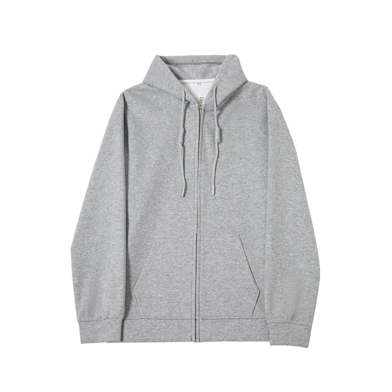 Women's Navy Blue Loose Hooded Sweatshirt, Wine Red Thick Zip-Up Cardigan, Light Gray JK Jacket for Spring & Autumn Fashion Women's Navy Blue Loose Hooded Sweatshirt, Wine Red Thick Zip-Up Cardigan, Light Gray JK Jacket for Spring & Autumn Fashion