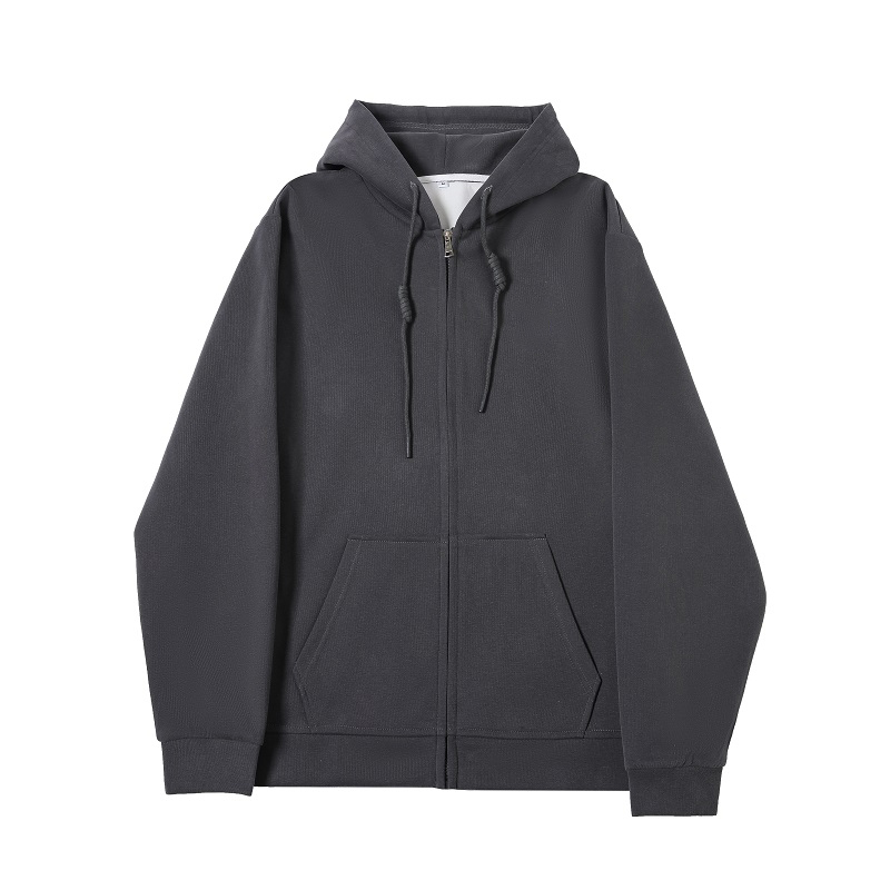 Women's Navy Blue Loose Hooded Sweatshirt, Wine Red Thick Zip-Up Cardigan, Light Gray JK Jacket for Spring & Autumn Fashion Women's Navy Blue Loose Hooded Sweatshirt, Wine Red Thick Zip-Up Cardigan, Light Gray JK Jacket for Spring & Autumn Fashion