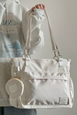 Women's Nylon Tote Bag 2024 - Large Capacity Shoulder Crossbody Bag for Students and Commuting - Trendy Fashion Accessory