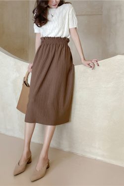 Women's Open-Toe Mid-Heel Half Slippers in French Lambskin - Comfortable Pointed Toe Design for Chic Italian Style