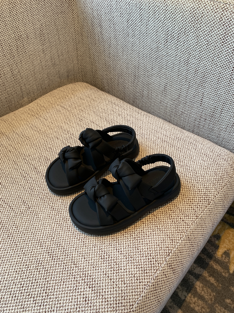 Women's Open-Toe Sandals 2025 Summer Korean Style Sweet Bow Thick-Soled Roman Shoes Women's Open-Toe Sandals 2025 Summer Korean Style Sweet Bow Thick-Soled Roman Shoes