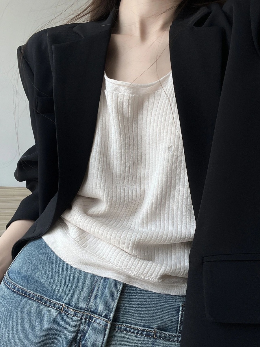 Women's Oversized Black Suit Jacket, Casual Loose Fit Blazer, High-End Feel, Plus Size, Spring Autumn 2025 Fashion Women's Oversized Black Suit Jacket, Casual Loose Fit Blazer, High-End Feel, Plus Size, Spring Autumn 2025 Fashion