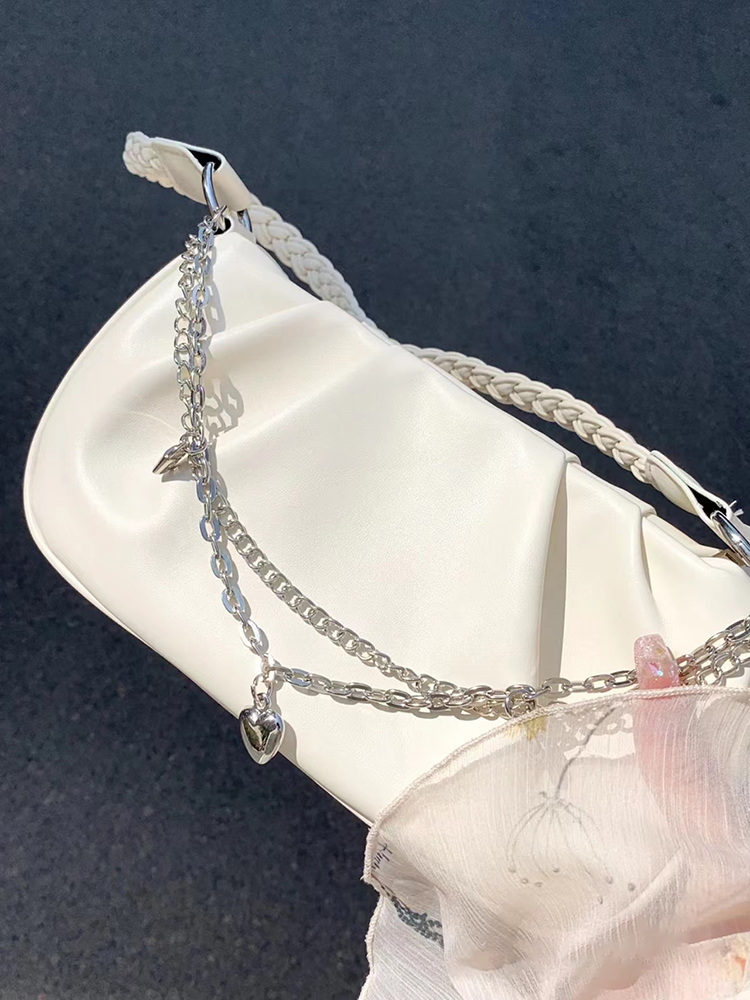 Women's Pleated Cloud Square Tote Bag - 2023 Summer Crossbody Underarm Bag, Versatile Fashion Accessory Women's Pleated Cloud Square Tote Bag - 2023 Summer Crossbody Underarm Bag, Versatile Fashion Accessory