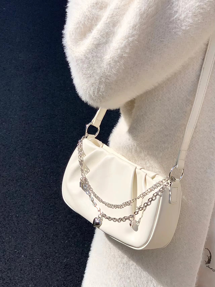 Women's Pleated Cloud Square Tote Bag - 2023 Summer Crossbody Underarm Bag, Versatile Fashion Accessory Women's Pleated Cloud Square Tote Bag - 2023 Summer Crossbody Underarm Bag, Versatile Fashion Accessory