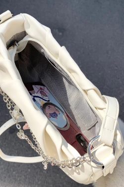 Women's Pleated Cloud Square Tote Bag - 2023 Summer Crossbody Underarm Bag, Versatile Fashion Accessory