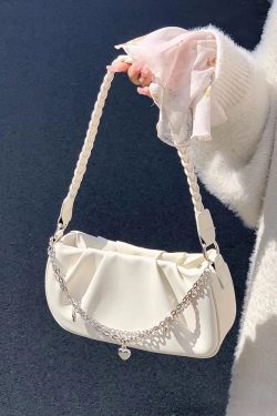Women's Pleated Cloud Square Tote Bag - 2023 Summer Crossbody Underarm Bag, Versatile Fashion Accessory