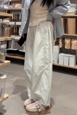 Women's Plus Size 3/4 Balloon Pants - Slimming Loose Wide Leg Casual Trousers in Japanese Style for Short Individuals