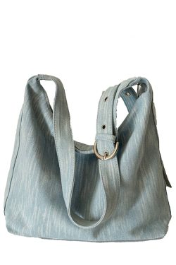 Women's Retro Denim Canvas Tote Bag - Large Capacity Commuting Shoulder & Crossbody Bag for Everyday Versatility