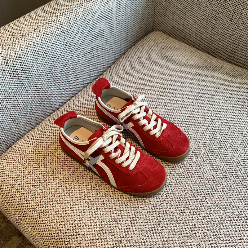 Women's Retro Lace-Up Sneakers in Cloud Yellow - 2025 Casual Sports Shoes for Versatile Style, Y2K Inspired Fashion Women's Retro Lace-Up Sneakers in Cloud Yellow - 2025 Casual Sports Shoes for Versatile Style, Y2K Inspired Fashion