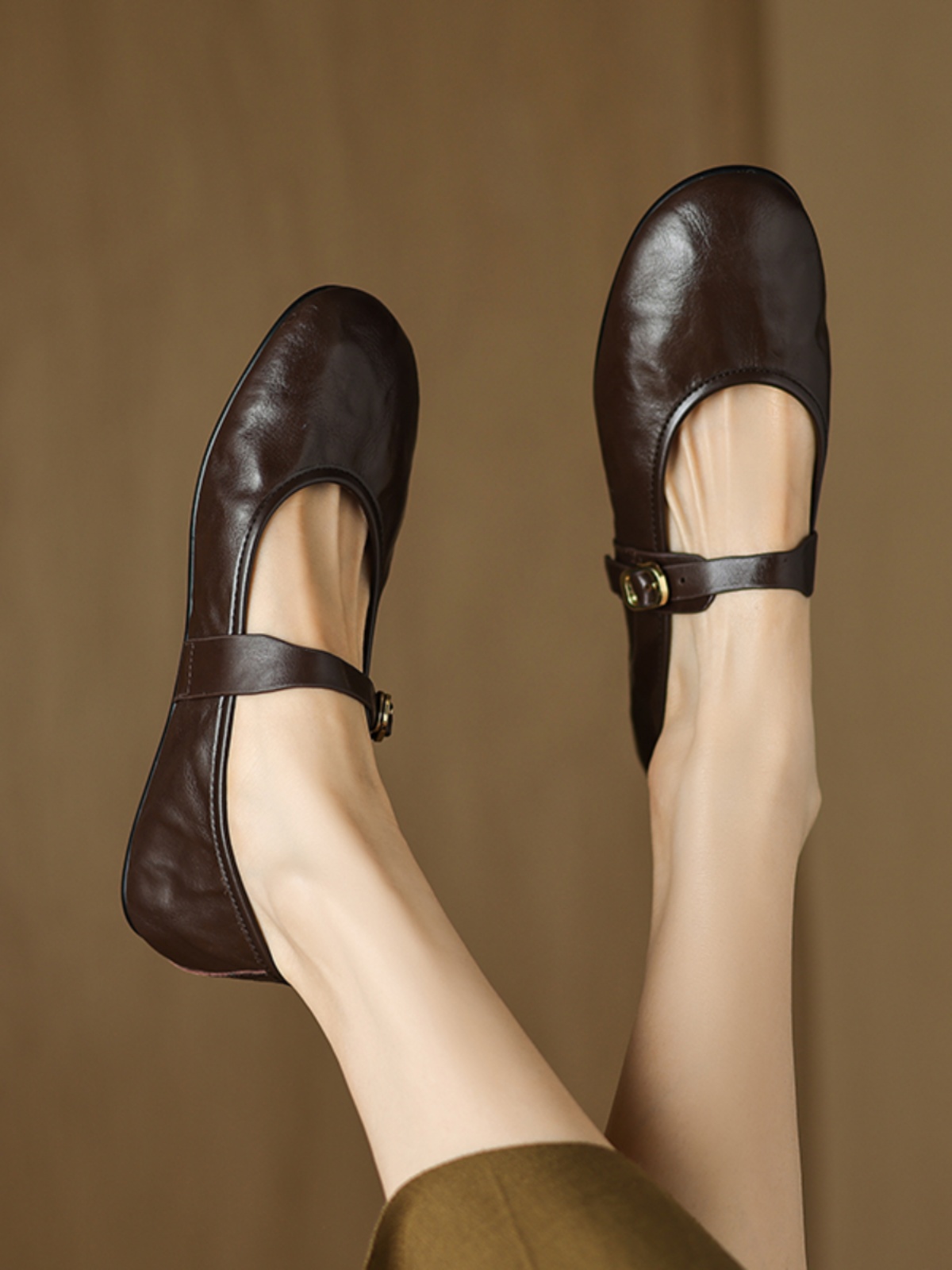 Women's Round-Toe Flat Mary Jane Shoes - Soft Sole Summer 2025 Egg Roll Style Women's Round-Toe Flat Mary Jane Shoes - Soft Sole Summer 2025 Egg Roll Style