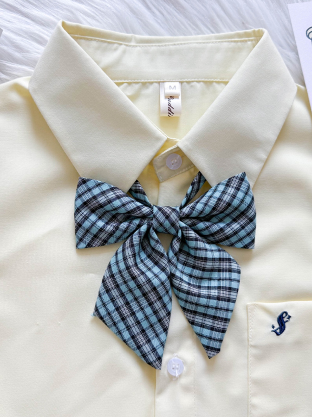Women's Sailor Outfit Accessory - Versatile Bow Tie Collar Skirt - Pudding Bear Inspired JK Bowknot College Style Uniform Women's Sailor Outfit Accessory - Versatile Bow Tie Collar Skirt - Pudding Bear Inspired JK Bowknot College Style Uniform
