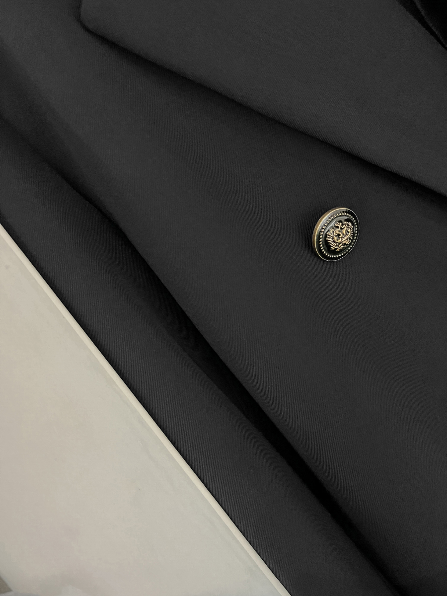 Women's Short Black Suit Jacket, 2025 British Style Blazer, High-End Quality, Fashionable for Spring and Autumn Wear Women's Short Black Suit Jacket, 2025 British Style Blazer, High-End Quality, Fashionable for Spring and Autumn Wear