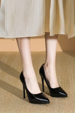 Women's Silver Stiletto Heels 11cm Waterproof Platform Sexy Wedding Shoes - 2025 Spring Trendy Pointed Toe Design