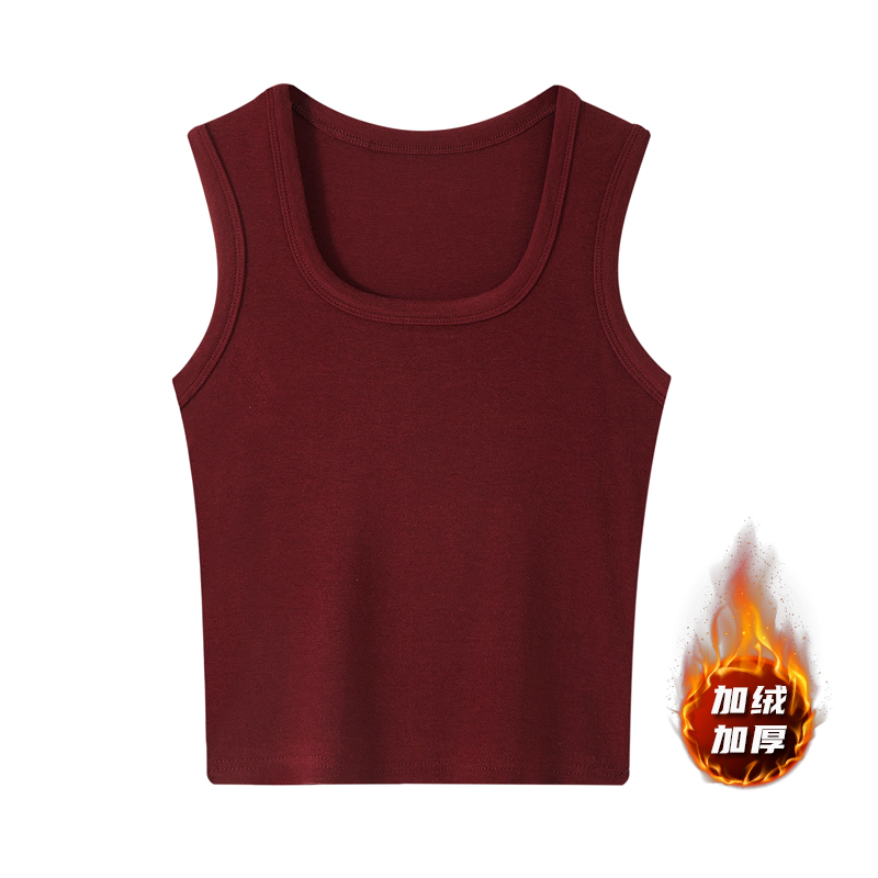 Women's Sleeveless Red Base Blouse - 2025 Summer Top with Short Design, Casual Style, Perfect for Y2K Fashion Women's Sleeveless Red Base Blouse - 2025 Summer Top with Short Design, Casual Style, Perfect for Y2K Fashion
