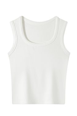 Women's Sleeveless Red Base Blouse - 2025 Summer Top with Short Design, Casual Style, Perfect for Y2K Fashion