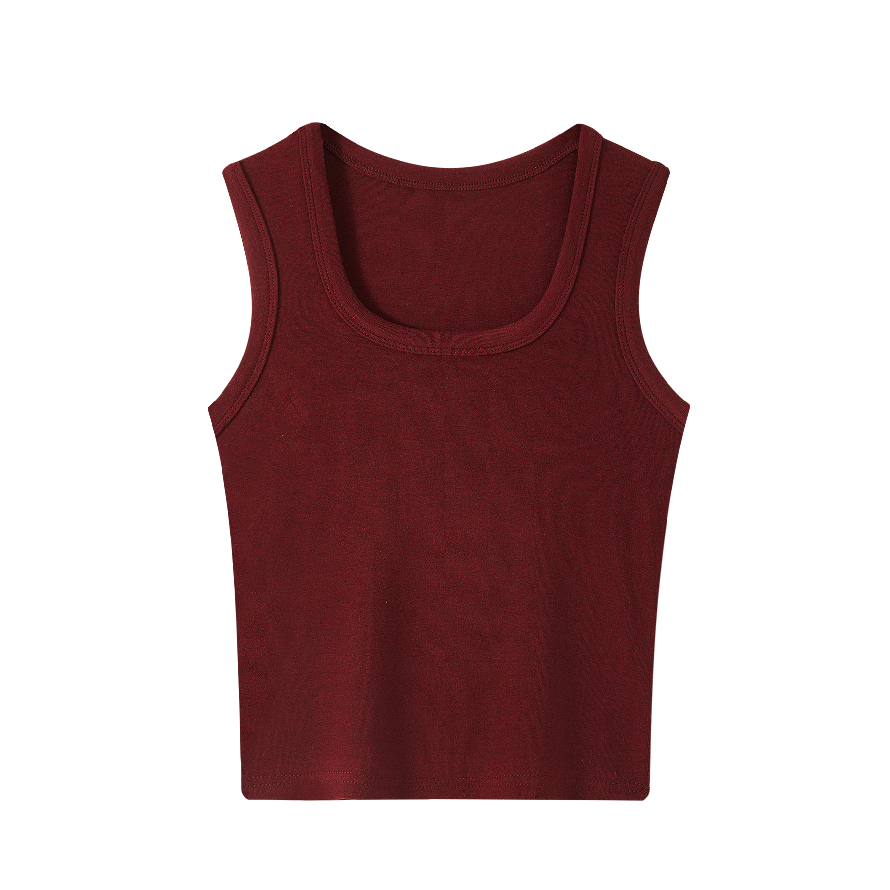 Women's Sleeveless Red Base Blouse - 2025 Summer Top with Short Design, Casual Style, Perfect for Y2K Fashion Women's Sleeveless Red Base Blouse - 2025 Summer Top with Short Design, Casual Style, Perfect for Y2K Fashion