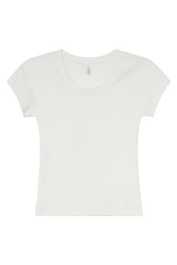 Women’s Slim-Fit Pure Cotton Short Sleeve T-Shirt - Summer 2025 Niche Design, Casual Style Top