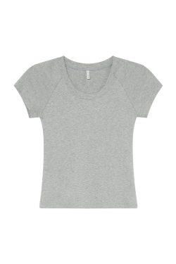 Women’s Slim-Fit Pure Cotton Short Sleeve T-Shirt - Summer 2025 Niche Design, Casual Style Top