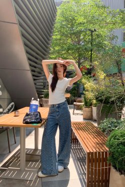 Women’s Slim-Fit Pure Cotton Short Sleeve T-Shirt - Summer 2025 Niche Design, Casual Style Top