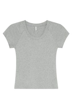 Women’s Slim-Fit Pure Cotton Short Sleeve T-Shirt - Summer 2025 Niche Design, Casual Style Top