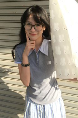 Women's Slim Fit Striped Polo Collar Short Sleeve T-Shirt, American Style Two-Piece Design, Summer Fashion Essential