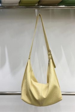 Women's Soft Leather Feel Dumpling Tote Bag - Casual Commuter Shoulder Crossbody for Summer 2025 Style