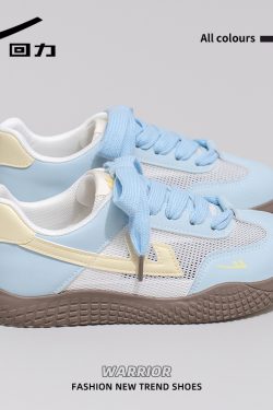 Women's Soft-Soled White Sneakers - Trendy Mesh Breathable Board Shoes for Summer 2025, Korean Style, Ins Fashion